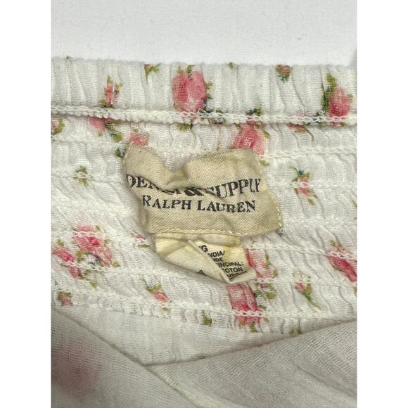 Ralph Lauren Denim & Supply Adorable Rose Little Sundress Cotton Size L - Picture 10 of 11